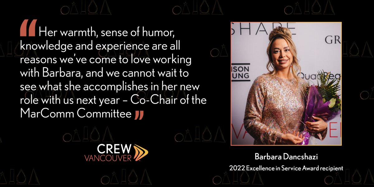 We were thrilled to recognize Barbara Dancshazi as our very first winner of the Excellence in Service award last year. There are three days left to show your appreciation by nominating them for our industry-nominated awards at bit.ly/3Od2BCG.