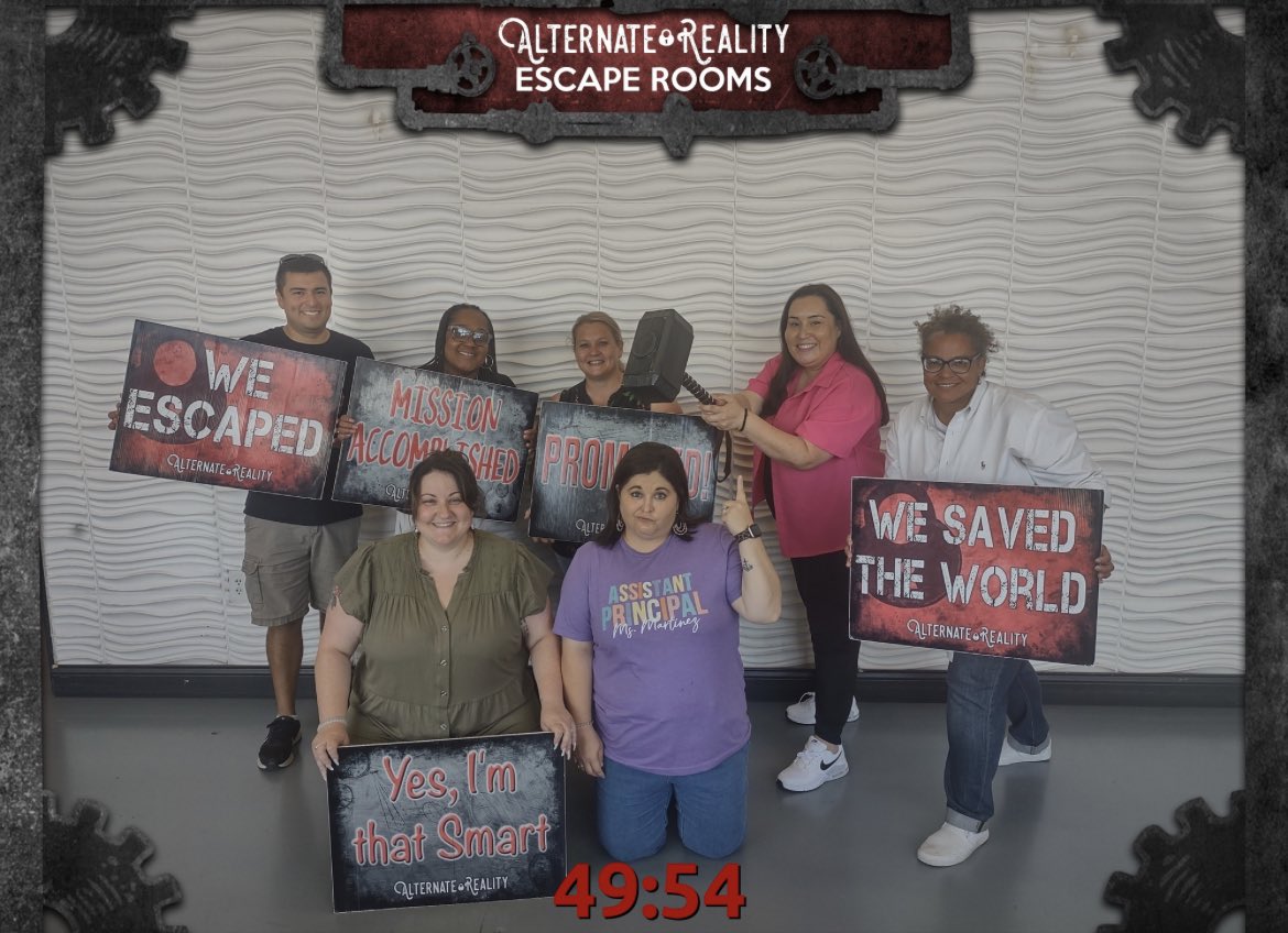 MREmavs's tweet photo. Team Leaders met today to prepare for the upcoming school year! We ended the day with some fun! #workhardplayhard #katyisd https://t.co/mqNavRNHf7