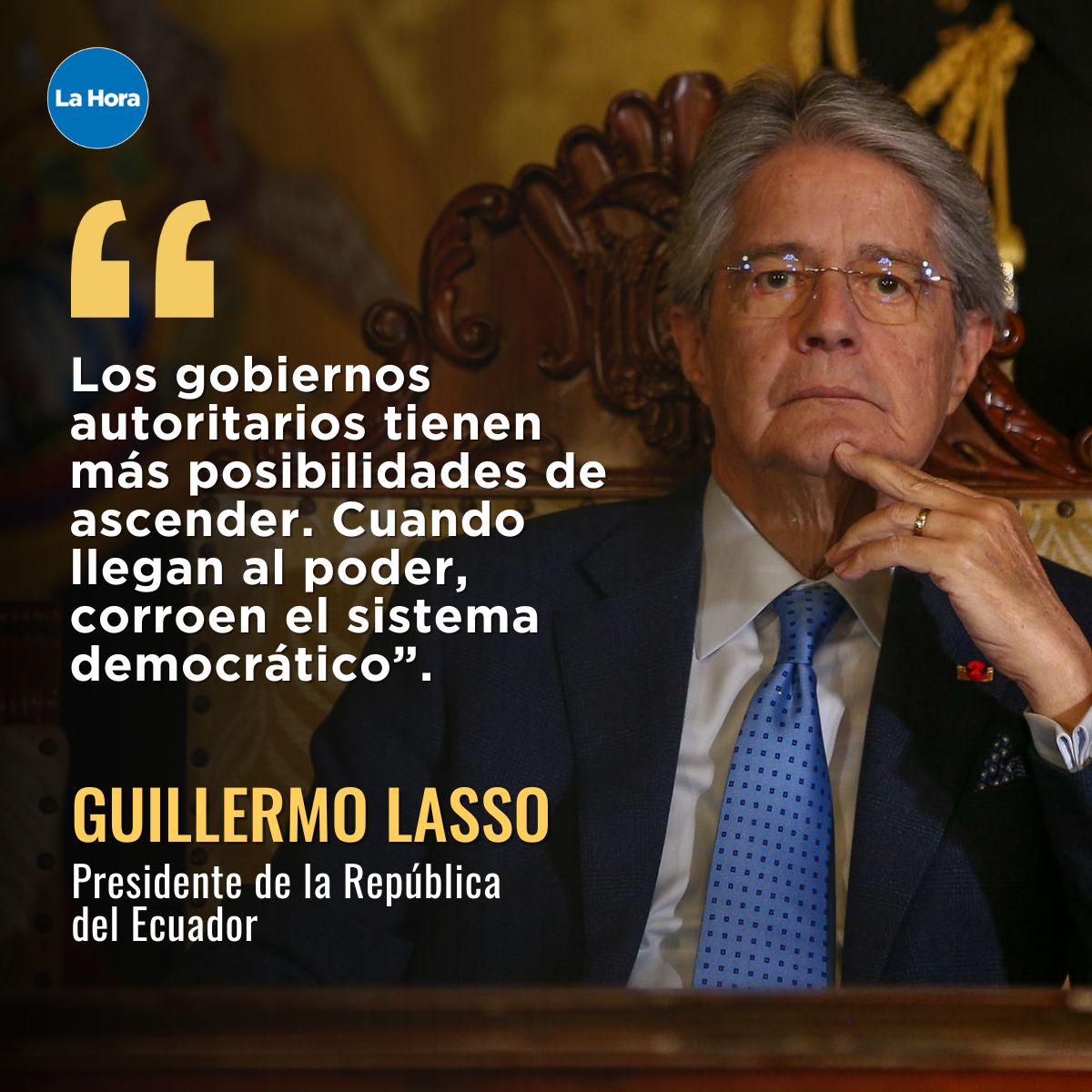 La Hora Ecuador on Twitter "El Primer Mandatario hizo un llamado a