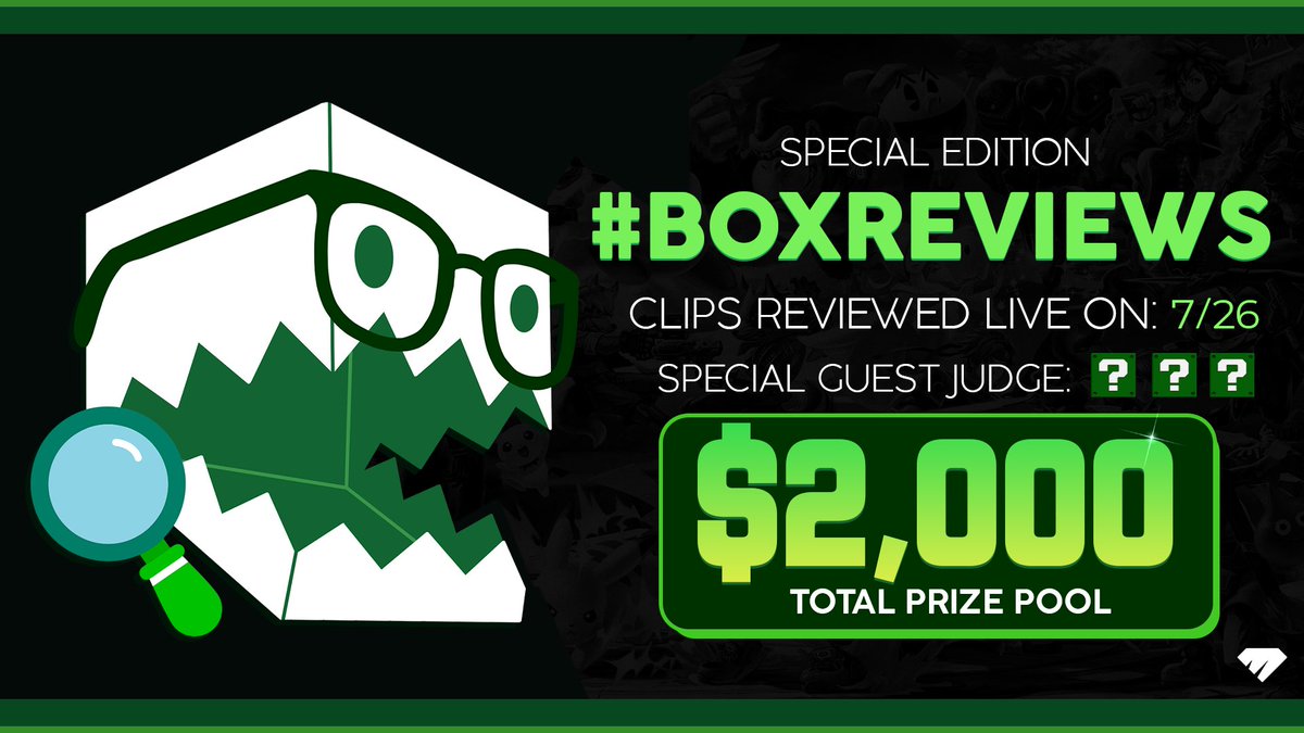 If you’re at a local tourney this week, you might wanna go for the offstage clip. 

The $2,000 Box Review reruns on July 26th. 

Submit your best clip to the @FreshCut app with the #BoxReviews hashtag in order to enter. 

The new rule - all submissions must be 60s or shorter. 👀