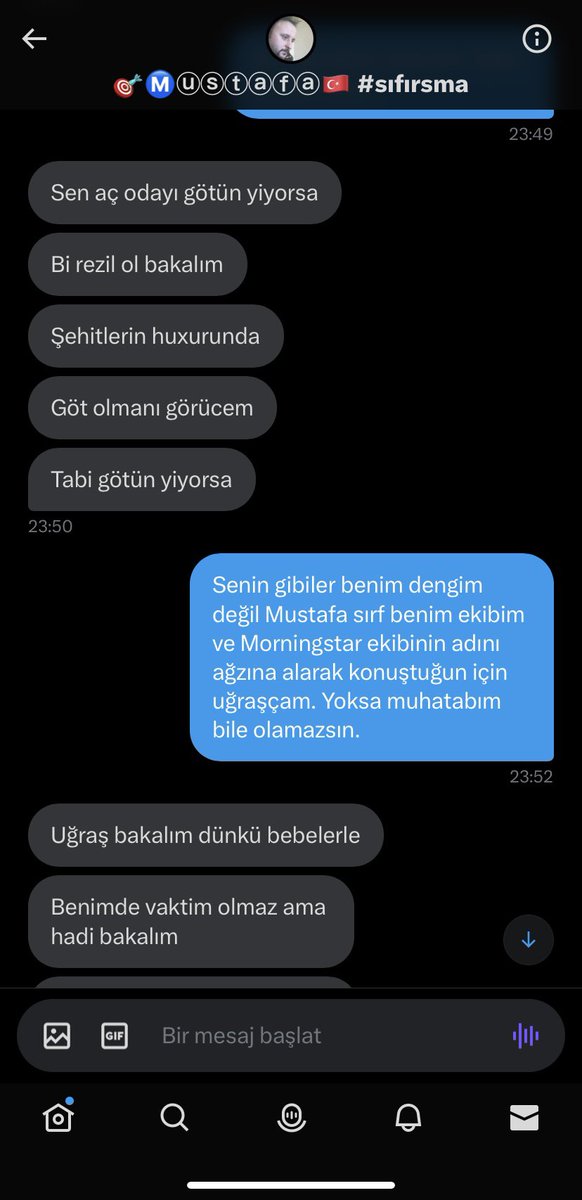 ‼️@hezekielos ‼️
Gece bir SMA kampanya odasında, SMA Guards ve Morningstar ekipleri hakkında “Amaçları prim, bebekler ve kampanyalar umurlarında değil, yalan yere insanlara iftira atıp karalama peşindeler, bunlar çoluk çocuk” tarzında söylemlerde bulunan şu özürlü arkadaşa ve…