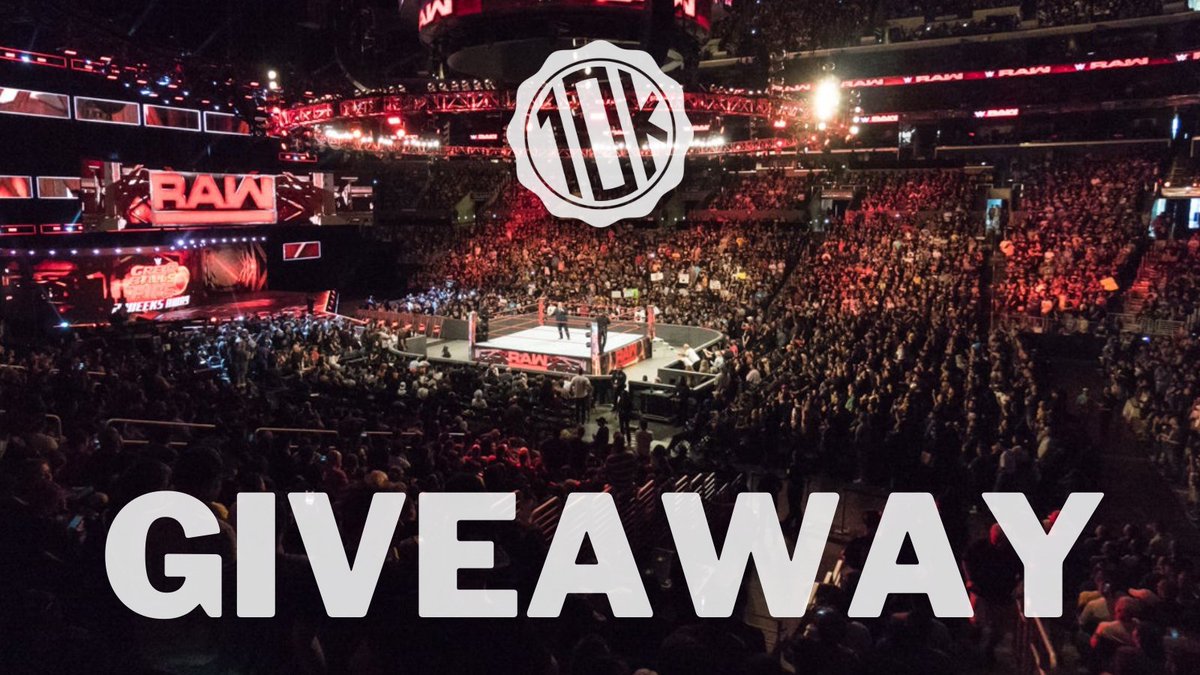 🚨WWE Monday Night RAW Giveaway🚨

We are partnering with <a href="/WWE/">WWE</a> to giveaway TWO tickets to Monday Night Raw HERE Aug 7th sitting on the floor right next to us! To enter:

- RETWEET this tweet
- Follow us (@10K_Takes) 

Head to our Instagram (10ktakes) for an additional entry.