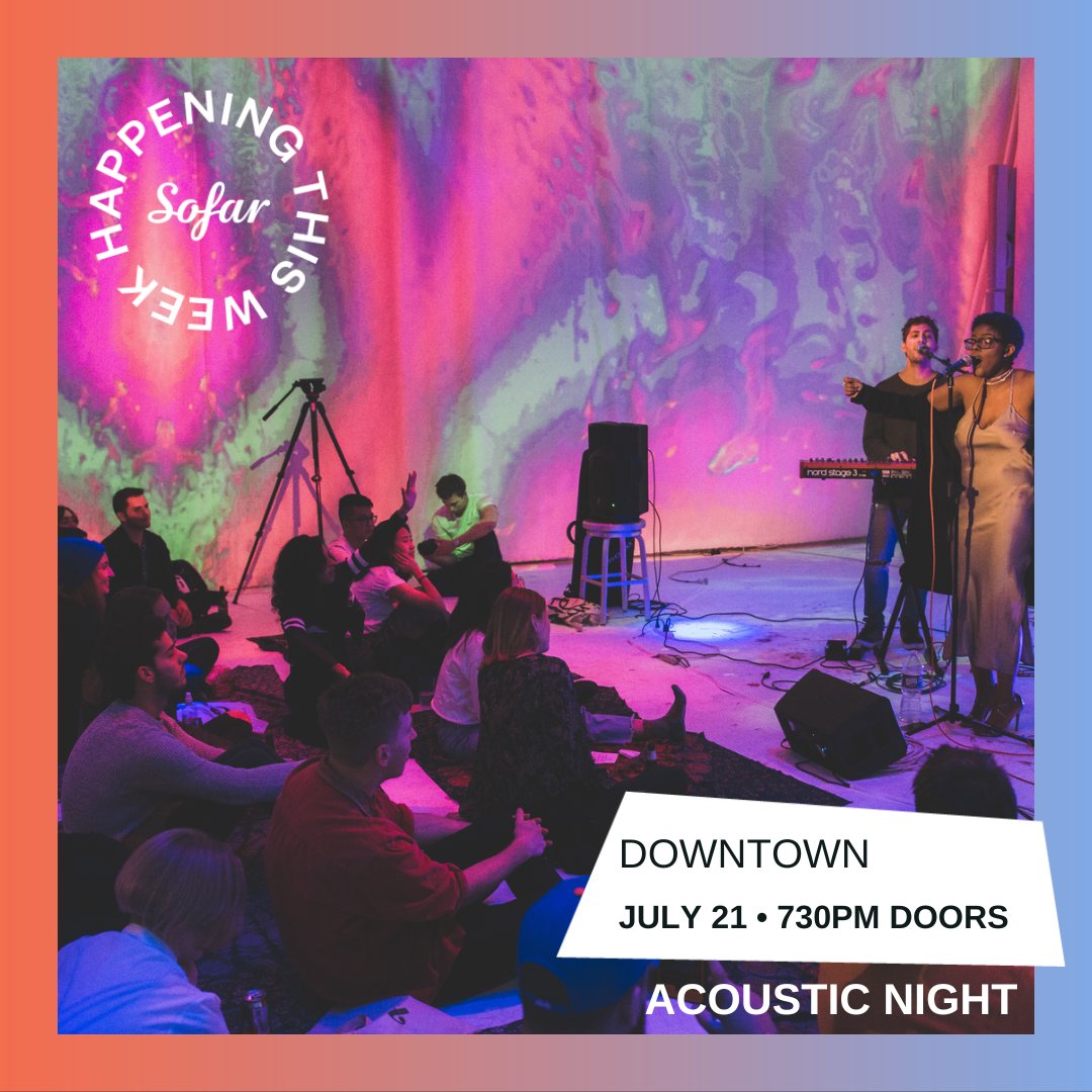 We're excited to have Sofar Sounds back TMRW NIGHT at Soundspace IndyHQ, Go here to find out more hubs.ly/Q01YpWr00!