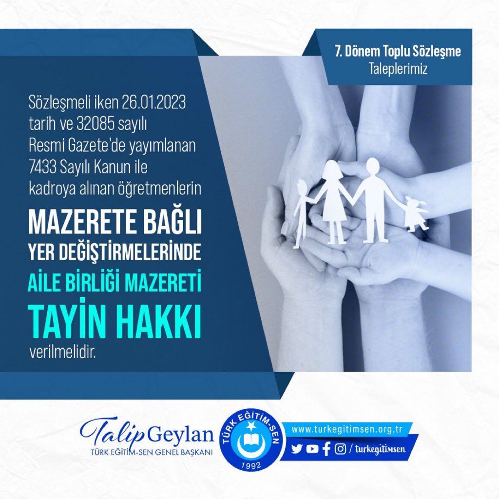 Türk Eğitim Sen (@turkegitimsen) on Twitter photo 