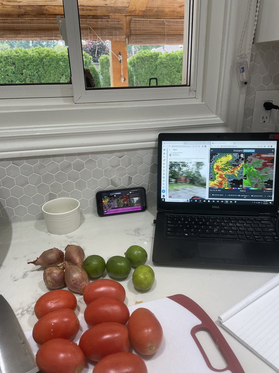 eisforelliott's tweet photo. Summertime dinner prep soundtrack is sometimes all @IWeatherON https://t.co/QYobQ9R3pa