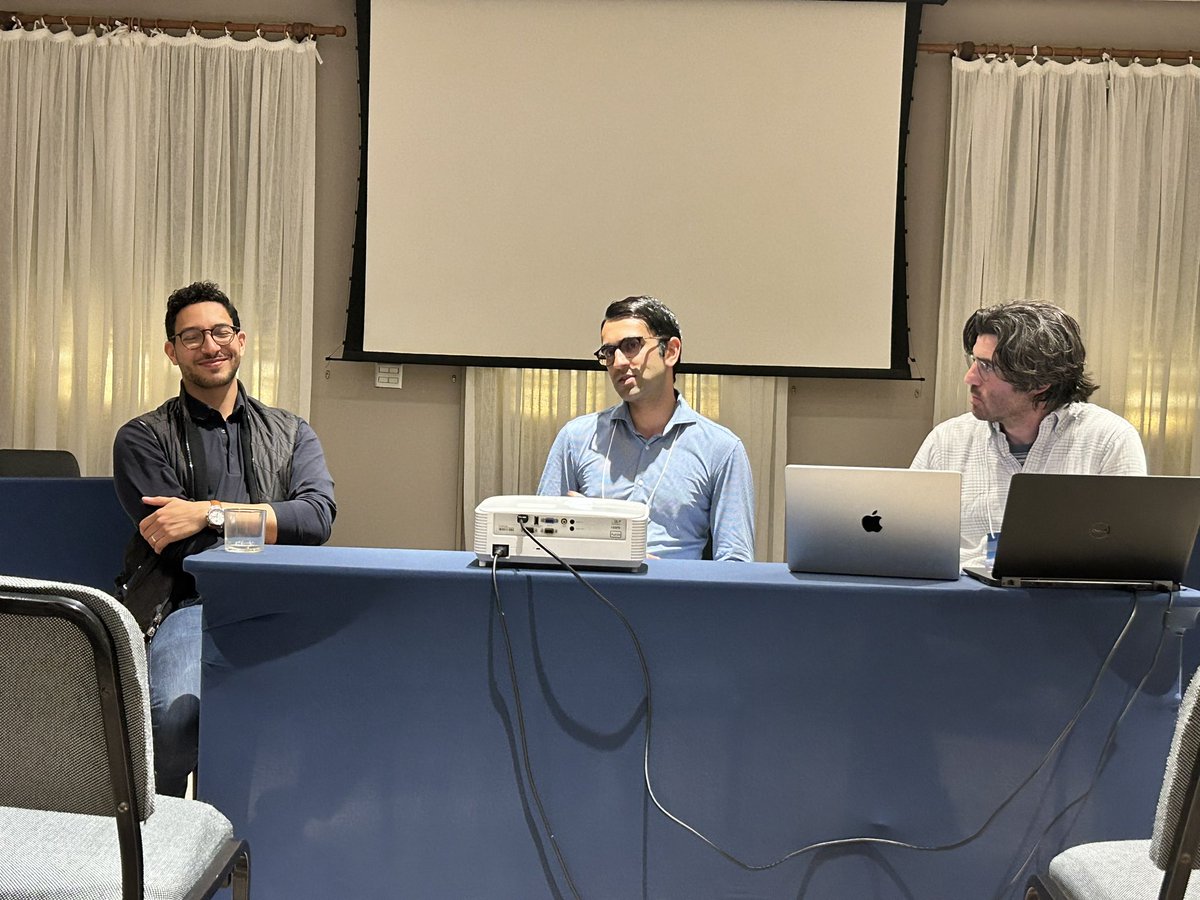 JasonBJackson's tweet photo. Q&A time! With @amirlbd, Shayan Shokrgozar & Joshua Silver. #DecolonizingDevelopment #SASE2023 https://t.co/QhHpJ0in3H