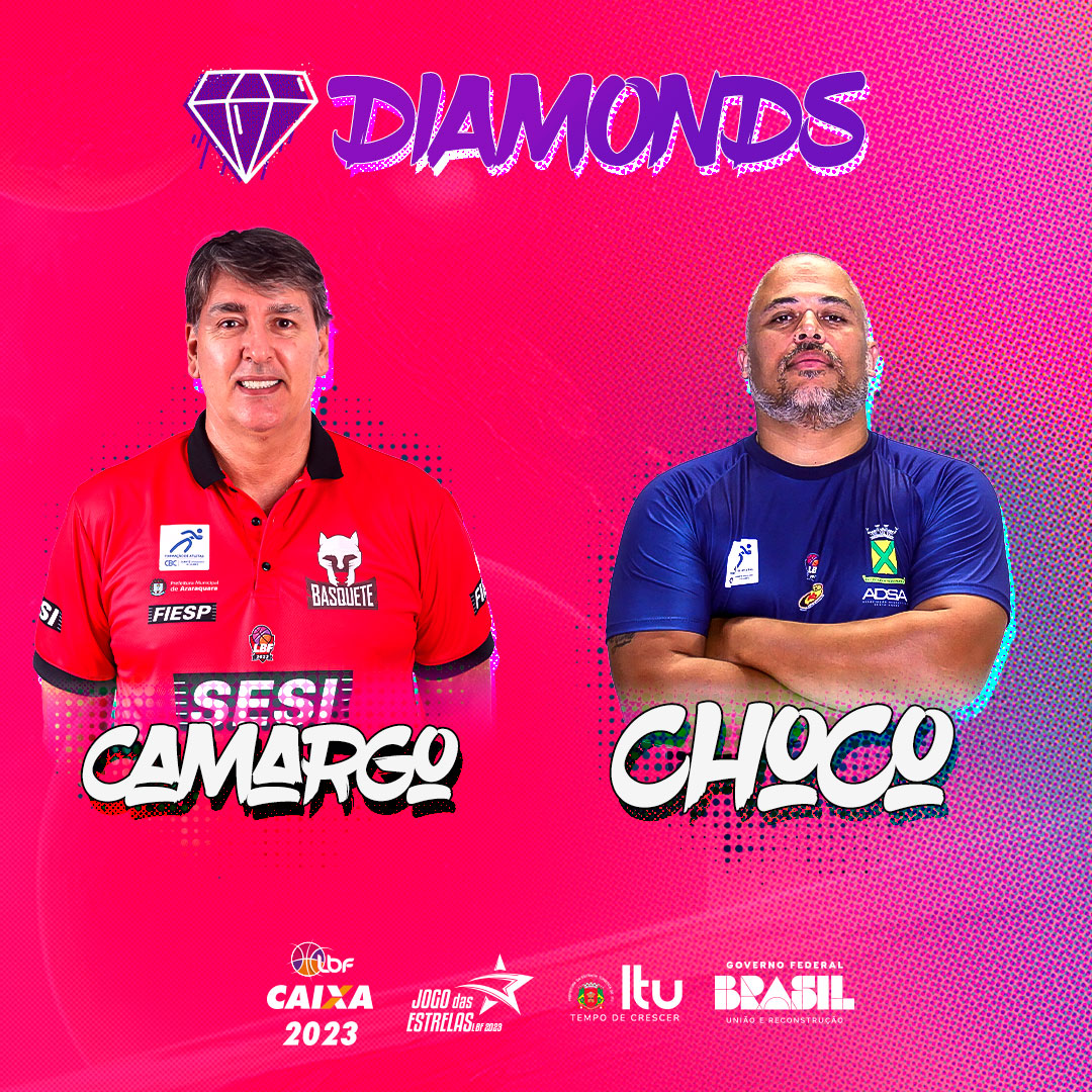 LBF_Oficial's tweet photo. OS COMANDANTES DO #JogoDasEstrelasLBF🌟!

📋 @camargobasquete, do @SesiAraraqBasq, e Rafael de Souza, o Choco, do Santo André, serão os treinadores do Time #LBFDiamonds💎! https://t.co/5DI4jMchko