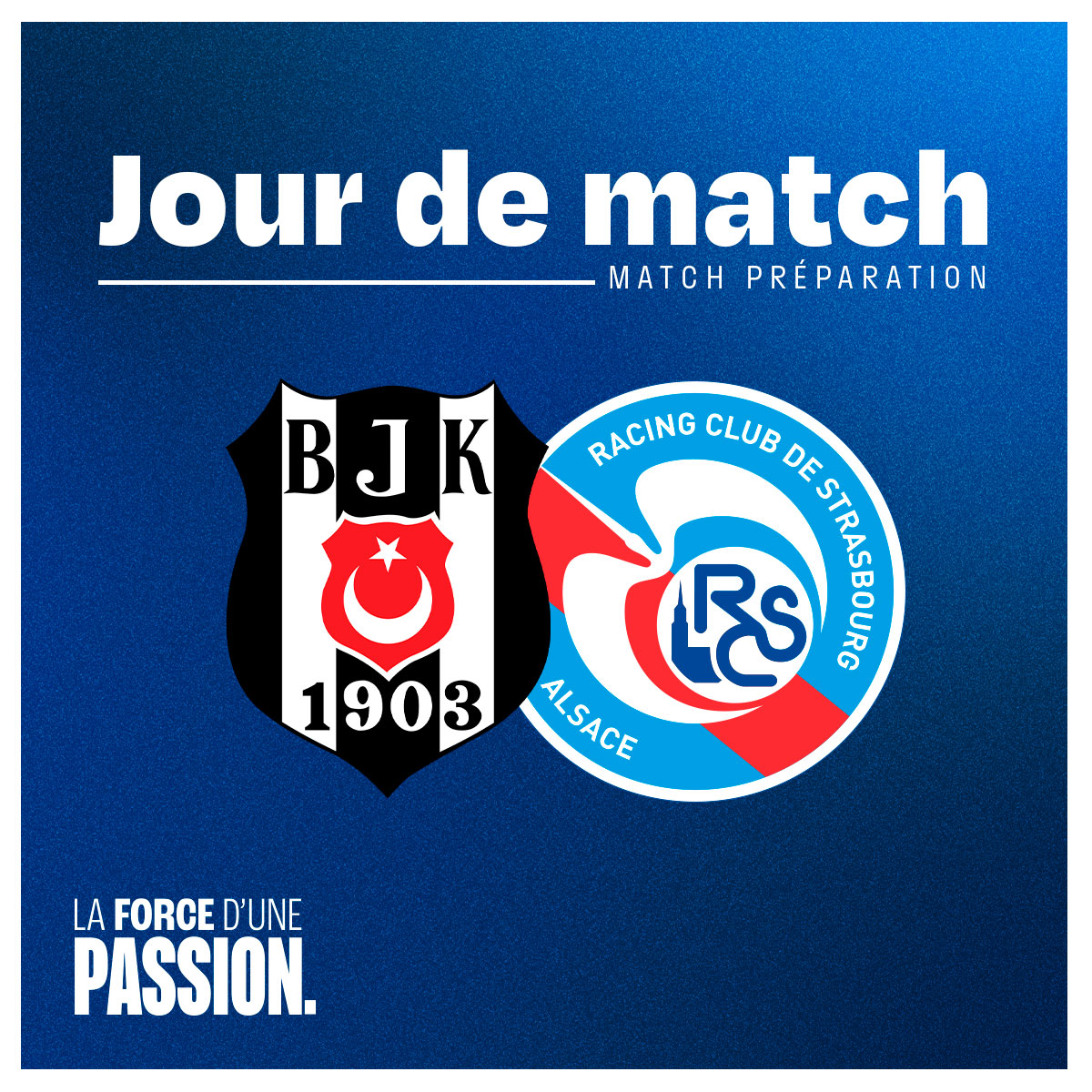 beşiktaş strasbourg hazırlık maçı