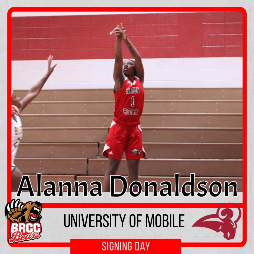 brcc_ladybears's tweet photo. Congratulations to Lady Bear Alanna Donaldson as she signed a scholarship to continue her academic and athletic career at the University of Mobile.
#nextlevelbear #bearproud #clawsup #WeAreBears https://t.co/L5OdQsI4Q0