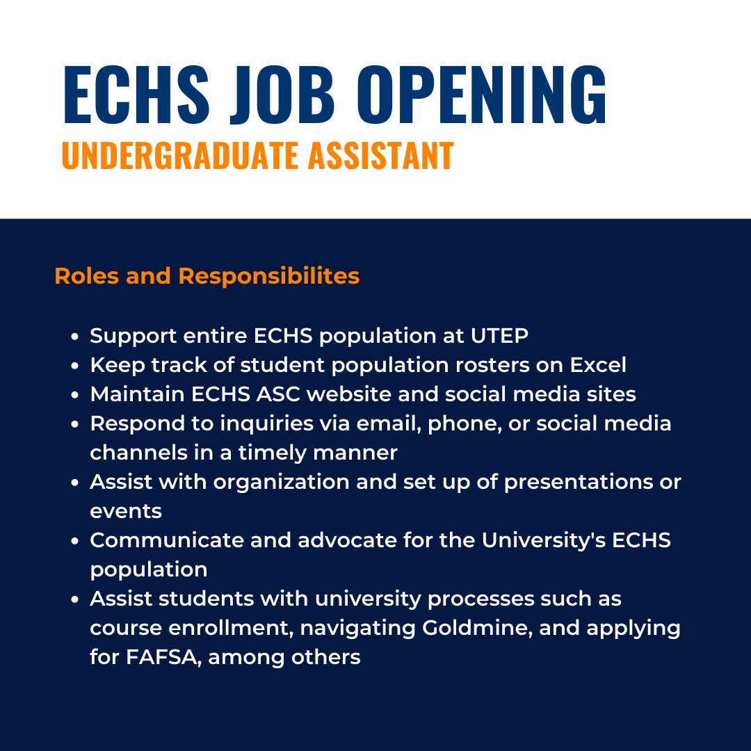 UTEP ECHS ASC tweet media