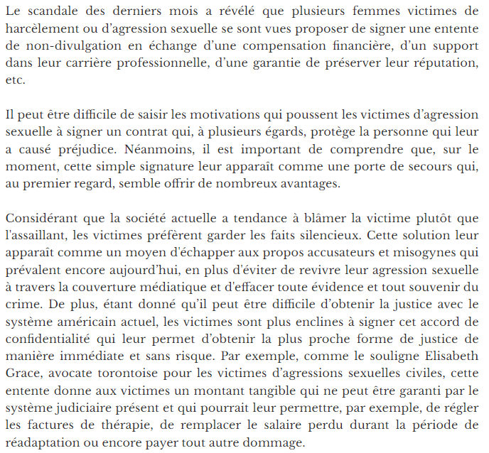 C'est vraiment pas la première fois qu'on entend parler en France de maisons de disques bien connues qui feraient signer des accords de confidentialité à des victimes présumés de VSS ou autres de la part de leurs artistes. Ca serait même courant.

Rappel👇
droitetdiversite.com/post/2018/01/2…