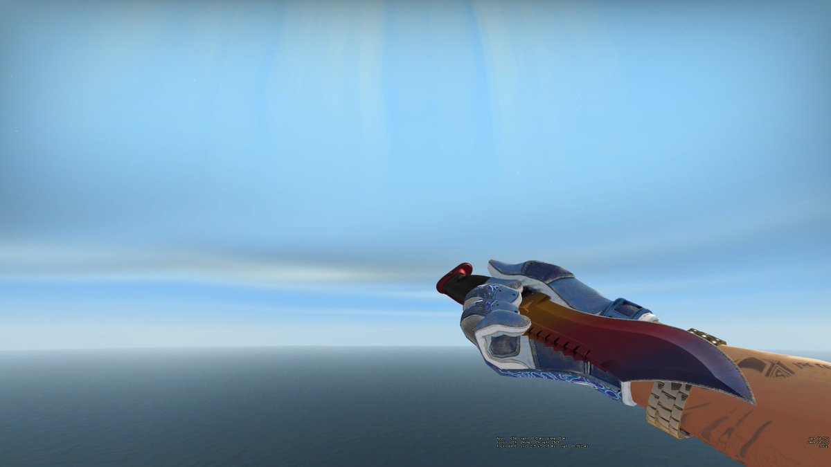 ItzBarrCode's tweet photo. CALLING ALL FELLOW HOBBYISTS: Looking to move this FN Bowie Knife Fade. .05 Float. 97% fade. Hit the DM's or reply if interested.  Selling for Crypto or Bank Transfer. https://t.co/gMN4ajDsoD