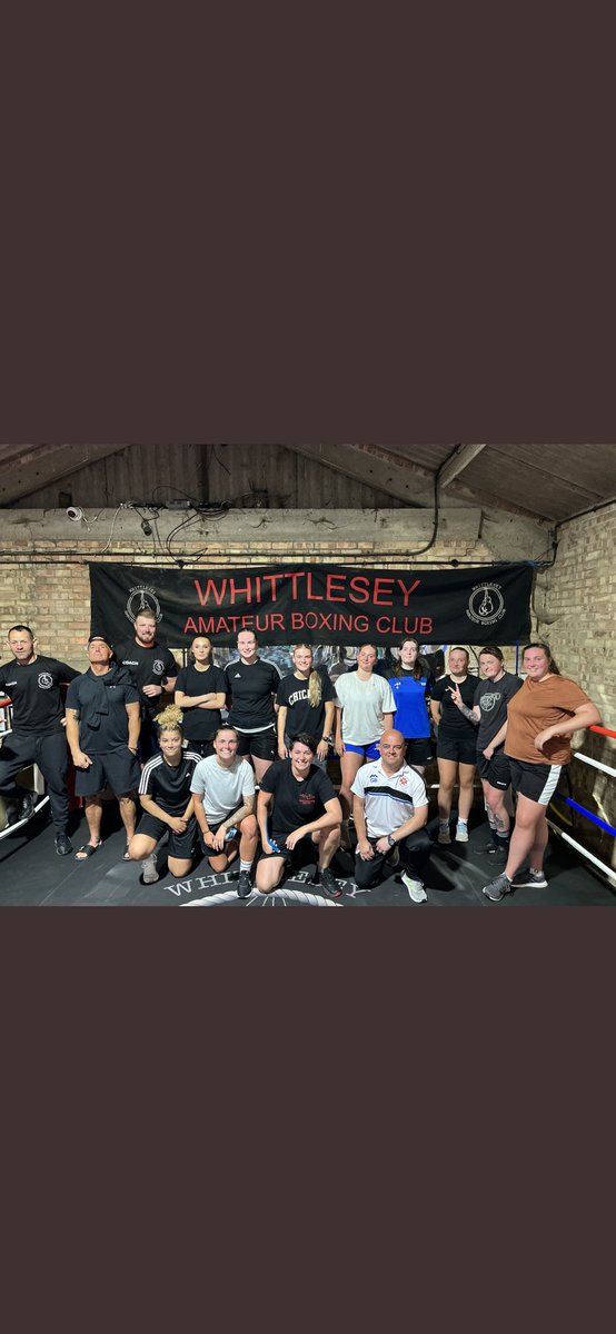 WhittleseyABC's tweet photo. Great session tonight with @WAFCladies all smashed it, well done ladies 🥊🥊 https://t.co/yAXUBtyMT8