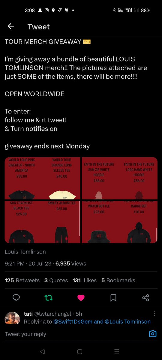 Axanchh's tweet photo. @Swift1DsGem @Louis_Tomlinson Thank you so much for doing this🥺❤️❤️ https://t.co/ZrbvwL7xLn