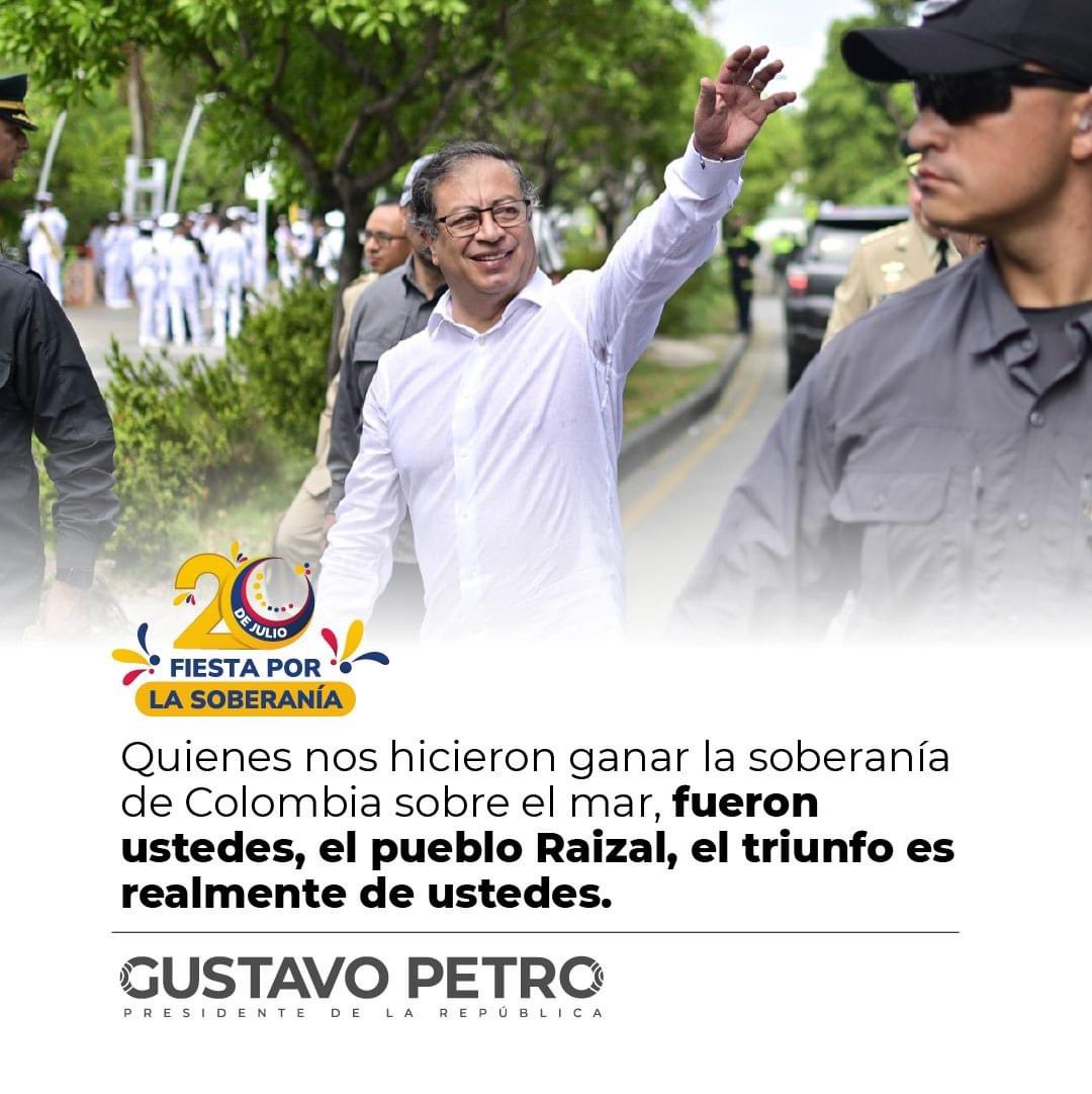#20JPorLaSoberania 🇨🇴

Celebramos el día de la independencia de Colombia reafirmando soberanía sobre nuestros territorios y culturas de la región Caribe. 

Honramos nuestra diversidad: Somos Caribe ☀️🏝️✊🏿