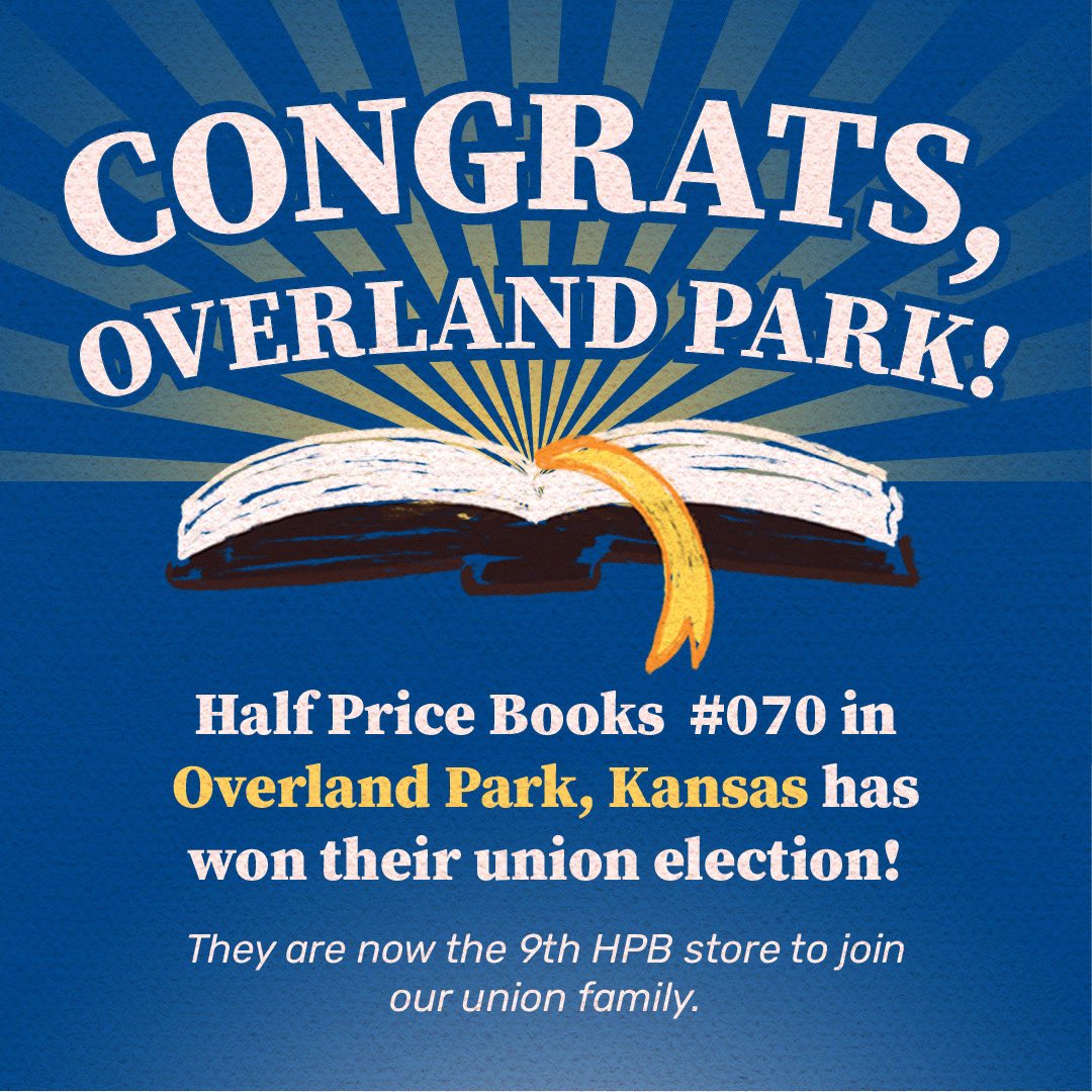Half Price Books Workers United tweet media
