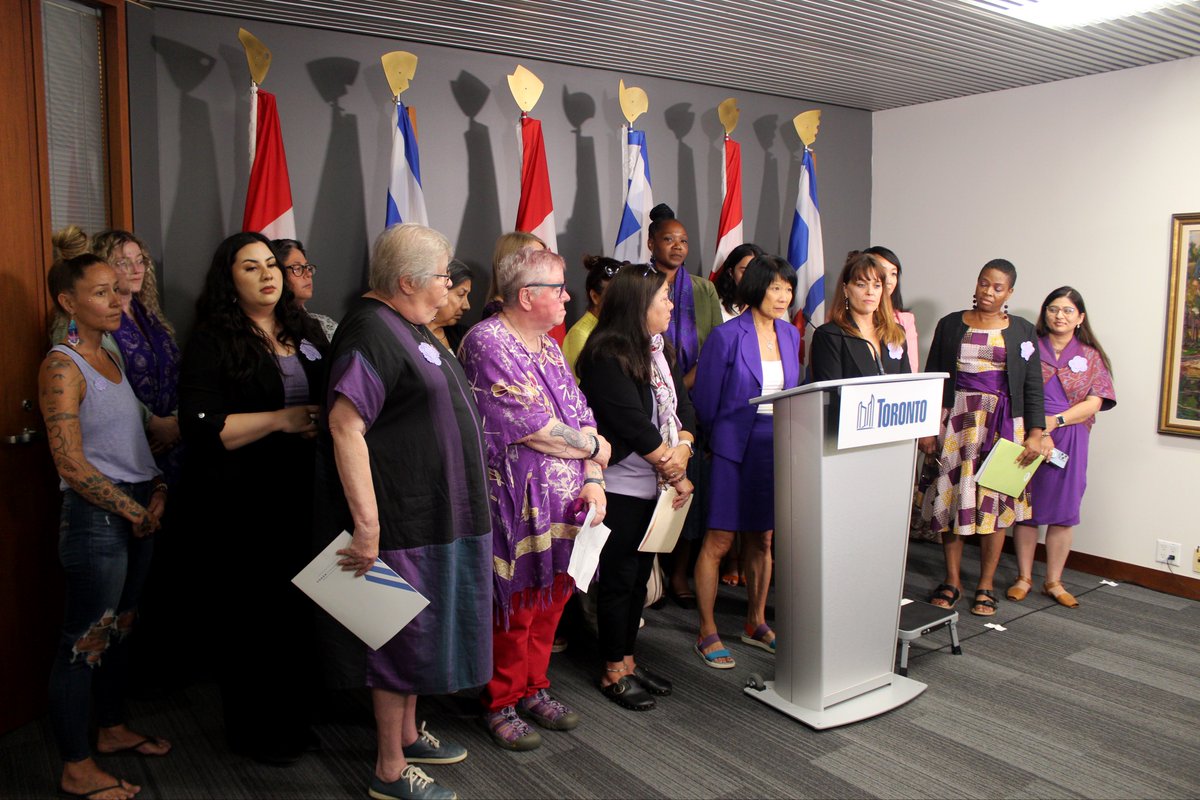Today, my motion passed to declare gender-based violence and intimate partner violence an epidemic.

Thanks to advocates and front-line organizations for their leadership on this vital issue, and for joining us at City Hall today.