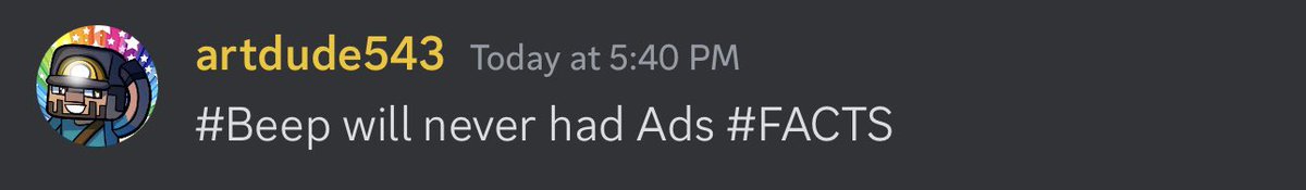 Synerate_'s tweet image. Straight from the leader himself!

BeepBot.App will always be AD free