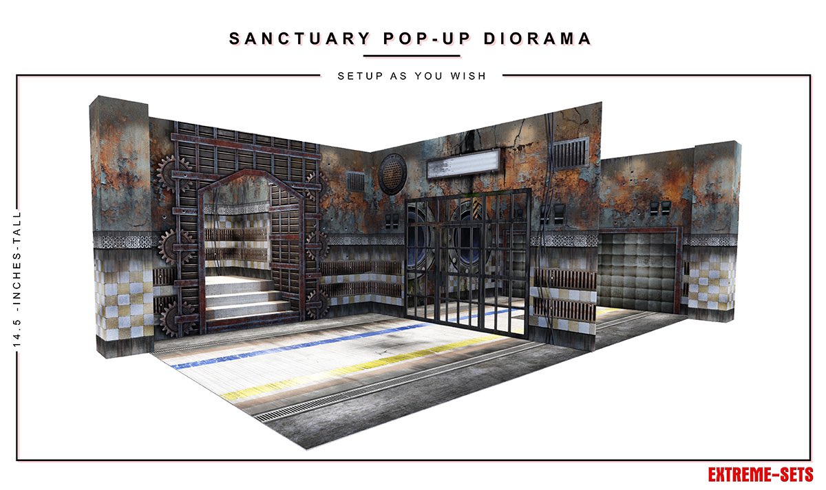 Preorder 🚨 tomorrow 10am PST Shipping in September Sanctuary Pop-Up Diorama 💎Available @ 📍 Extreme-Sets.com 📸🎬📹 #EXTREMESETS #EXTREME_SETS #BACKDROP #FIGUREPHOTOGRAPHY #TOYS #ACTIONFIGURE #DIORAMA #TOYPHOTOGRAPHY #DISPLAY #PLAYSET #POPUP #ACTIONFIGUREPhOTOGRAPHY