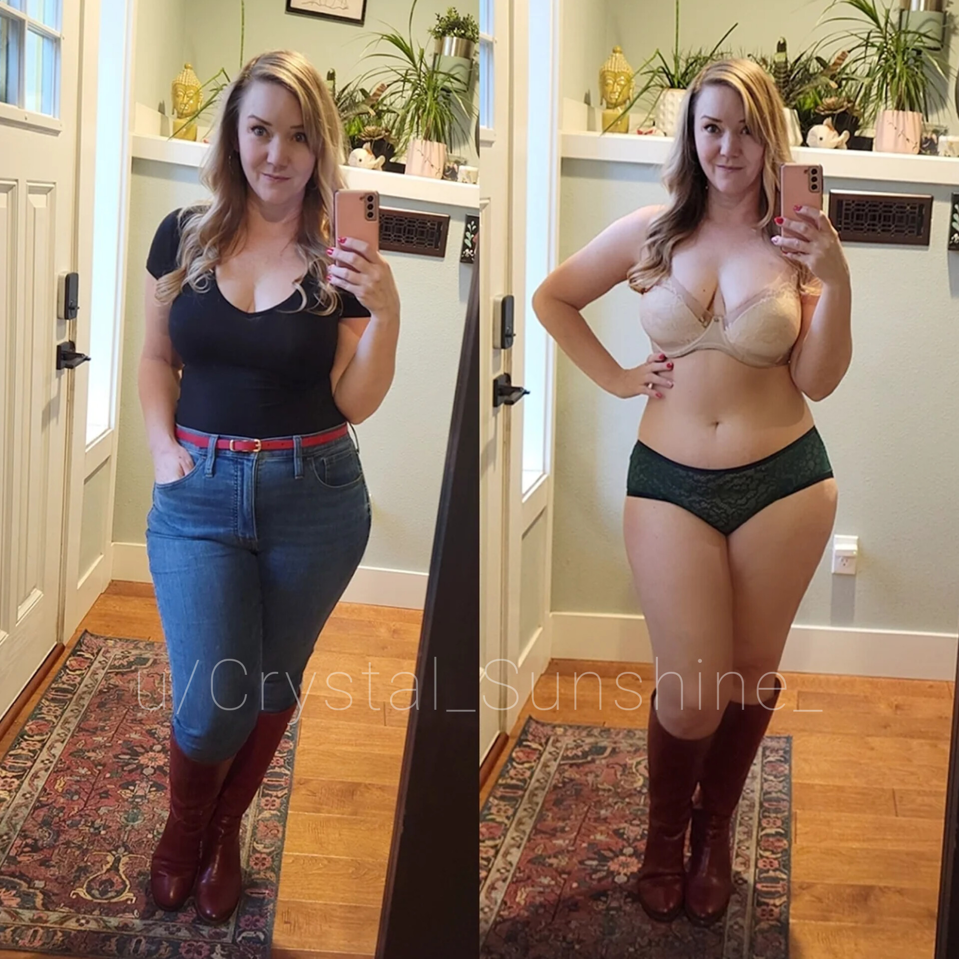 milf before and after  / X