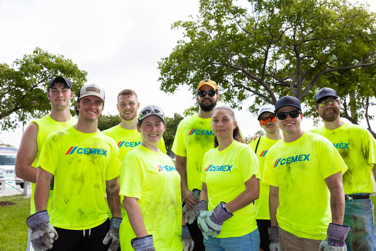 Over 100 <a href="/CEMEX/">Cemex Global</a>  volunteers gathered in Miami to plant more than 700 native trees &amp; plants in collaboration with <a href="/onetreeplanted/">One Tree Planted</a> &amp; Million Trees Miami. Their dedication to reforestation and the community supports our #FutureinAction program.