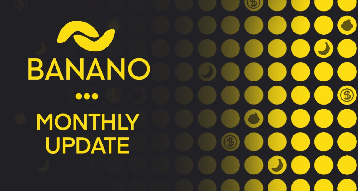 Check out this fresh BANANO Monthly Update July 2023 summarizing all the news and updates from the $BAN #BANANO ecosystem in June 2023:
banano.cc/blog/banano-mo…