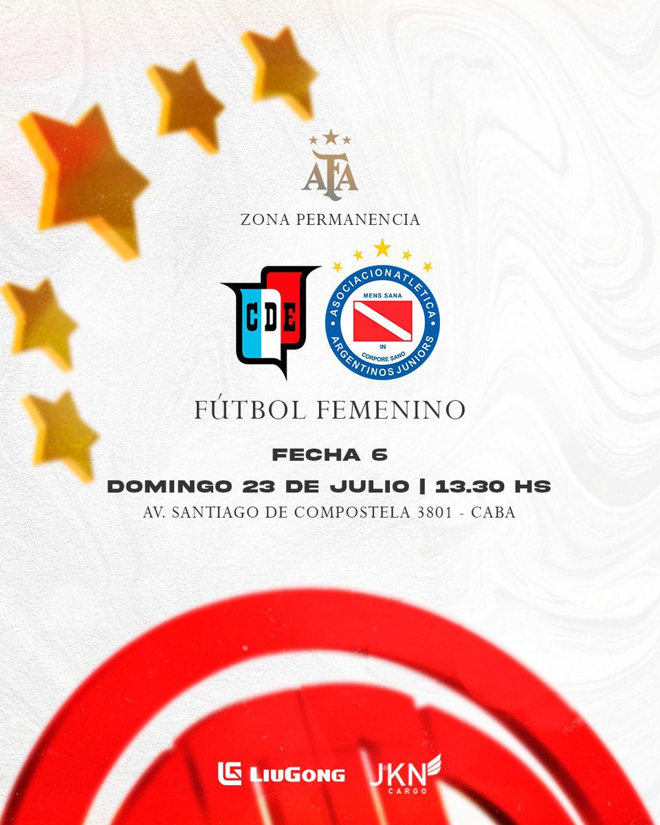 ¿Vamos por más? Siempreee!💪🏻🐞

Las Bichas buscarán el sexto triunfo consecutivo 🆚 Deportivo Español! Con todo #AAAJ ✊🏻🇦🇹

#VamosBichas #TodxsJuntxs  #AAAJ #FútbolFemenino #AFA ♥️⚽️🐞