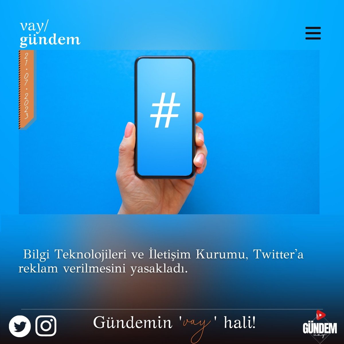 vaygundem's tweet photo. 📢Bilgi Teknolojileri ve İletişim Kurumu'dan Twitter'a reklam yasağı.

#sondakika #btk #twitter https://t.co/KbptLbZM5u
