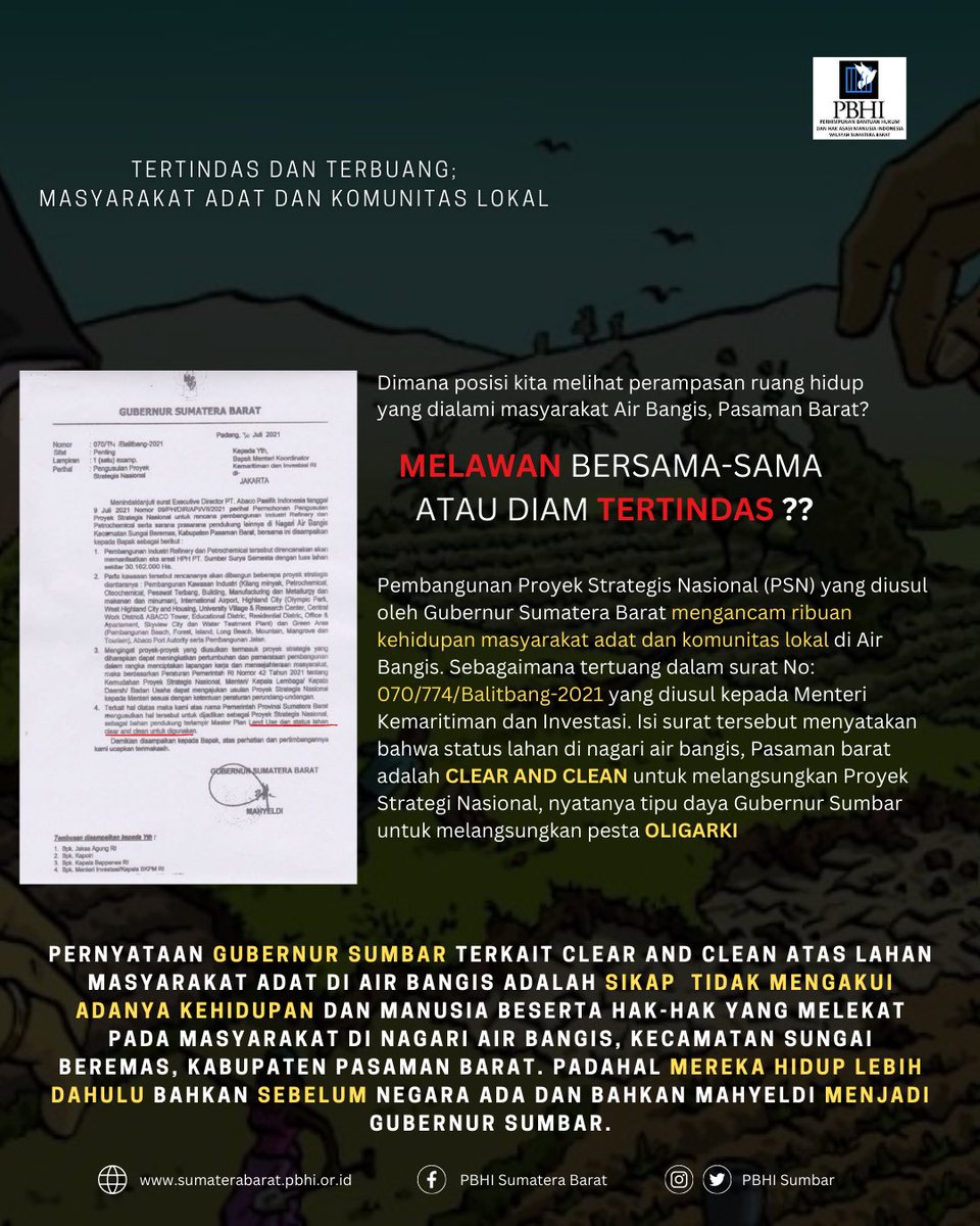 PBHI Sumatera Barat tweet media