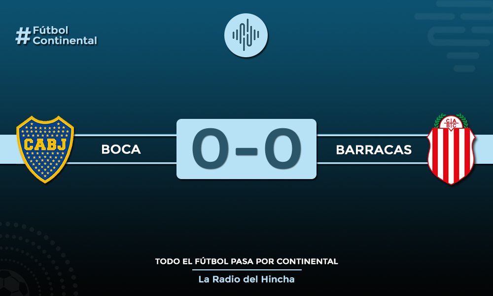Radio Continental AM 590 (@continental590) on Twitter photo #FútbolContinental | Ya juegan #Boca y #BarracasCentral por #CopaArgentina
Relata @perazzomartin y comenta <a href="/jorgemarinelli/">Jorge Marinelli</a>
Vestuarios Martín Costa y <a href="/MatiPena/">Matias Pena</a>
Escuchalo por #AM590 continental.com.ar 📻 #FútbolContinental | Ya juegan #Boca y #BarracasCentral por #CopaArgentina
Relata @perazzomartin y comenta <a href="/jorgemarinelli/">Jorge Marinelli</a>
Vestuarios Martín Costa y <a href="/MatiPena/">Matias Pena</a>
Escuchalo por #AM590 continental.com.ar 📻