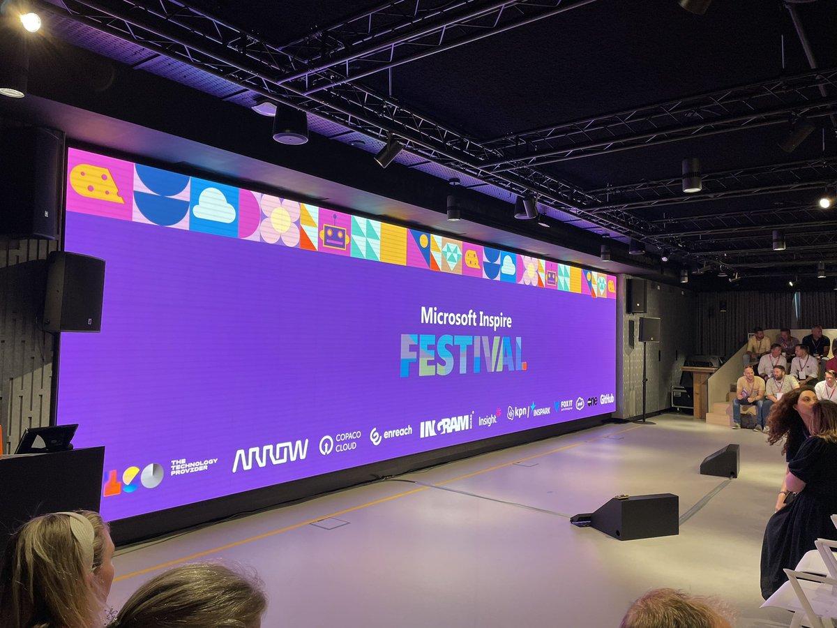 Good inspirations at #MSInspire2023 Dank je wel @microsoft!