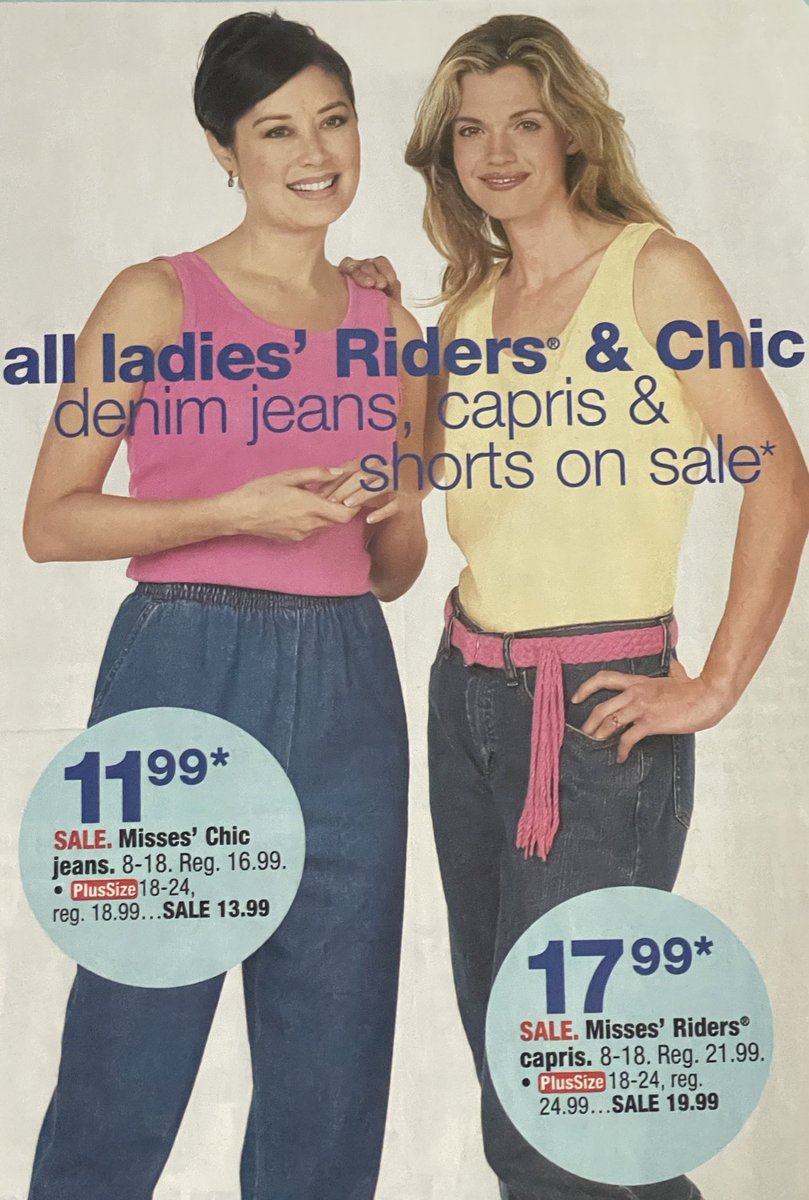 ToscaLee's tweet photo. For your amusement from bygone days—modeling turtlenecks, tank tops, elastic waist jeans, and—wait for it… a pirate bar. Yup. Unfortunately I can’t find any pics from the time I modeled a bowl of soup but it was one for the ages. 😂 

#formerlife #modeling #heyitsajob https://t.co/sVviXKjwqZ