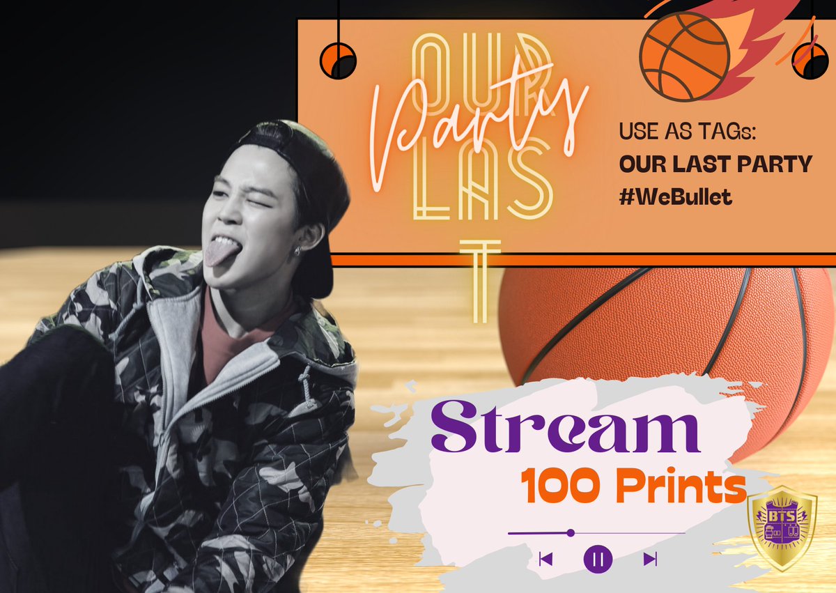 parkjimin_ps's tweet photo. 🏀 | STREAM PARTY
EM 4 MINUTOS??? Meus bullets são uma verdadeira máquina de stream, orgulho de estar nessa família incrível. Vamos pra nossa segunda meta.
OUR LAST PARTY
#WeBullet
Playlist: https://t.co/rKBnd91wRP https://t.co/O6cDpWzDbm