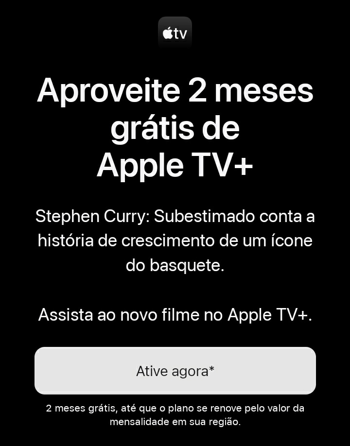 Stephen Curry: Subestimado - Apple TV+ Press (BR)