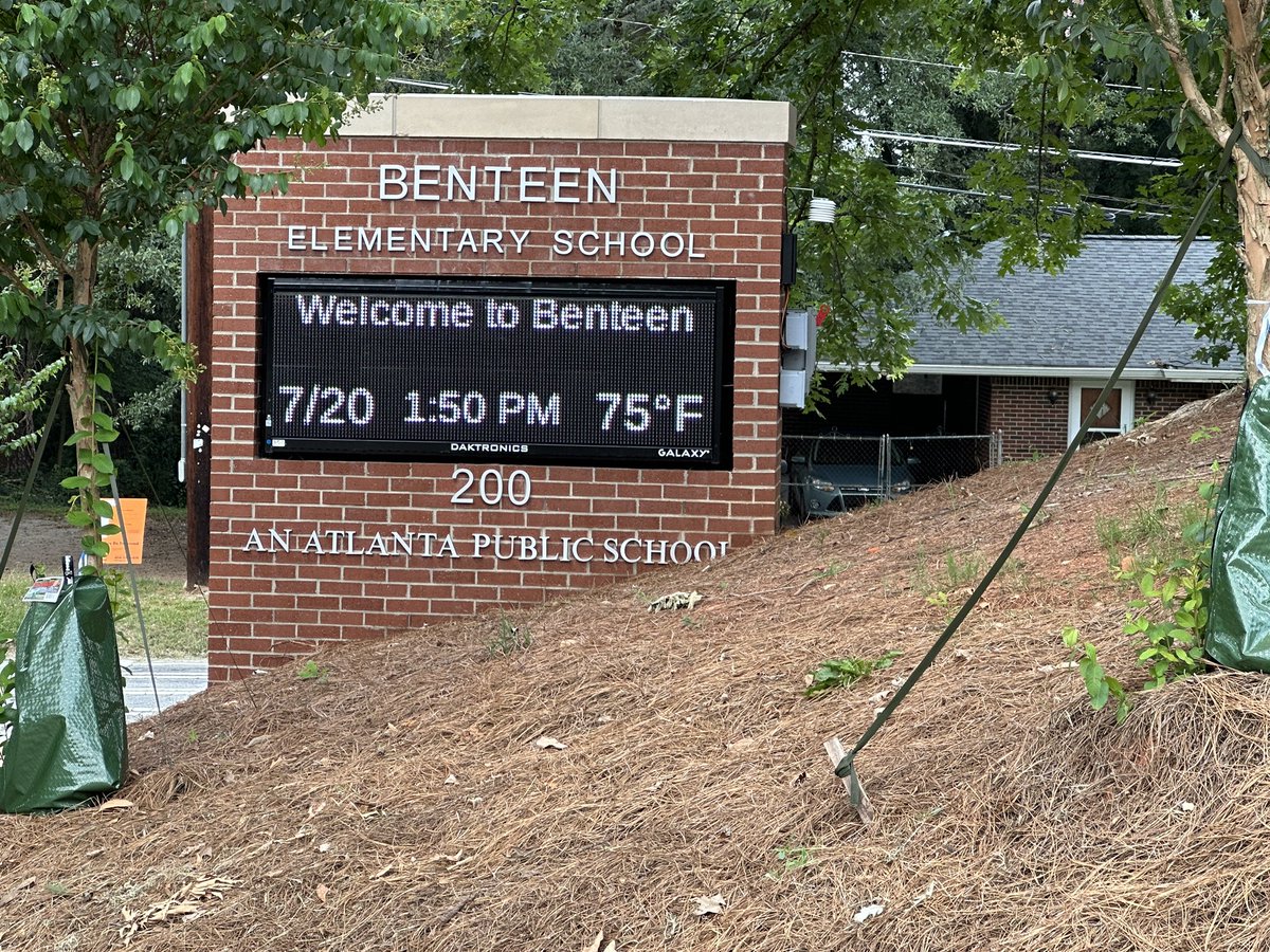 We are getting closer and closer to Day 1 <a href="/APSBenteen/">Benteen Elementary</a>! Today our new digital marquee was activated! #milestone <a href="/DrCSLPadgett/">Christian SL Padgett</a> @BenteenIBPYP <a href="/PrincessS2003/">Princess S</a> <a href="/MsFree_SC/">SchoolCounselorsRock</a> <a href="/TheAlishaTorres/">Alisha Lyas Torres</a> <a href="/APSFacilities/">APSFacilities</a> <a href="/JasonHWinston/">Jason Winston</a>