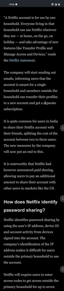 Jai_Telangana18's tweet image. Netflix update: No more password sharing in india.#netflixaddict #NetflixIndia