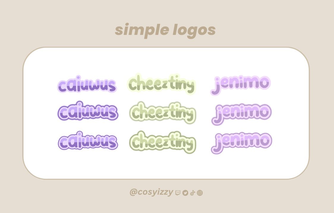 isaliiu's tweet image. hi friends!! i’m gonna be selling these logos for $5 USD (you’d be receiving 3 diff versions) 

lmk/dm if you’re interested👉🏻👈🏻