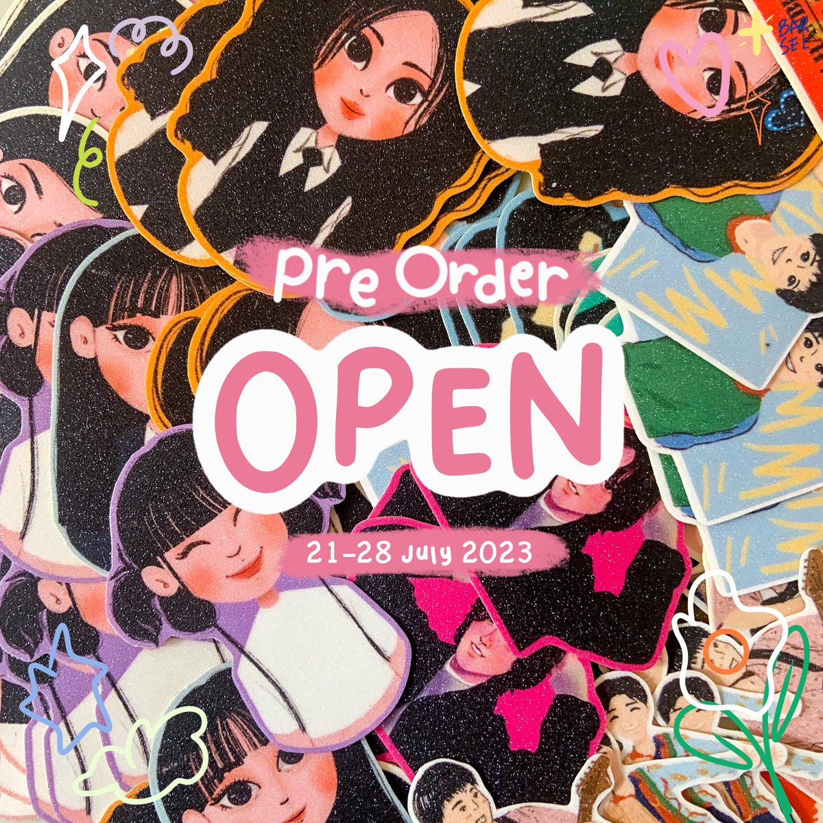 Good morning tman2, boleh bantu RT, likes, and share nya? Aku lagi open PO dan ada beberapa ready stock di shopee untuk merch yg kemarin aku jual di p-land ✨

detail ada di twit di bawah yaaa.. makasiiiii 💖💖