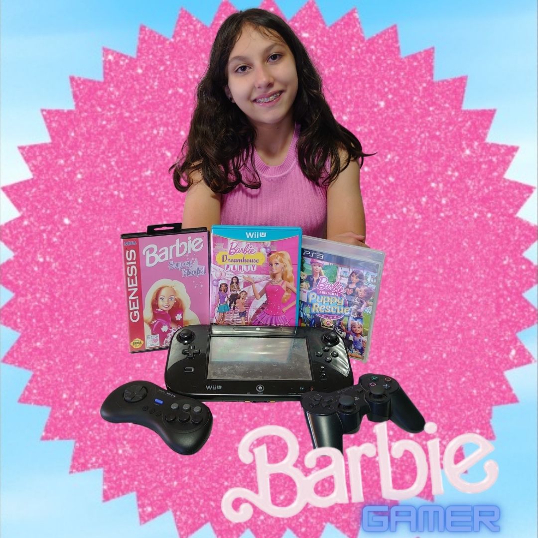 GameStarGrace's tweet photo. I'm a Barbie girl...

Barbie: Super Model (1993)
Barbie Dreamhouse Party (2013)
Barbie &amp; Her Sisters: Puppy Rescue (2015)

#barbie #barbiegamer #barbiegirl #segagenesis #wiiu #ps3 #barbiethemovie #barbielapelicula https://t.co/BVEDREv23O