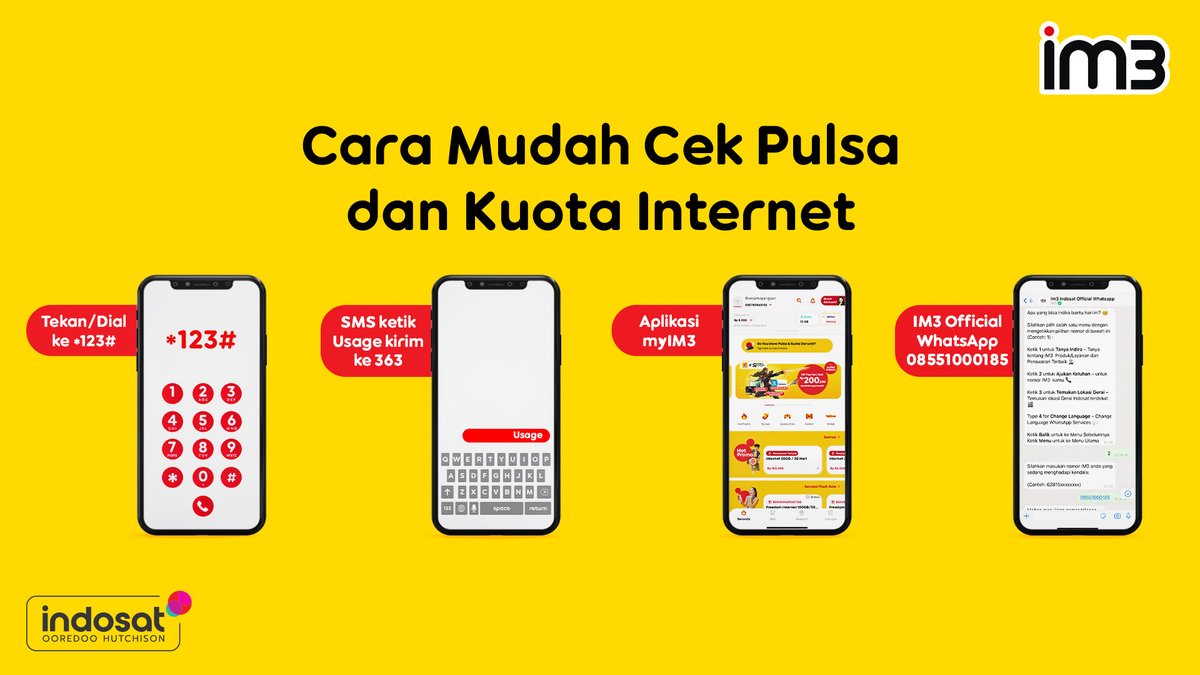 IM3 Care tweet media