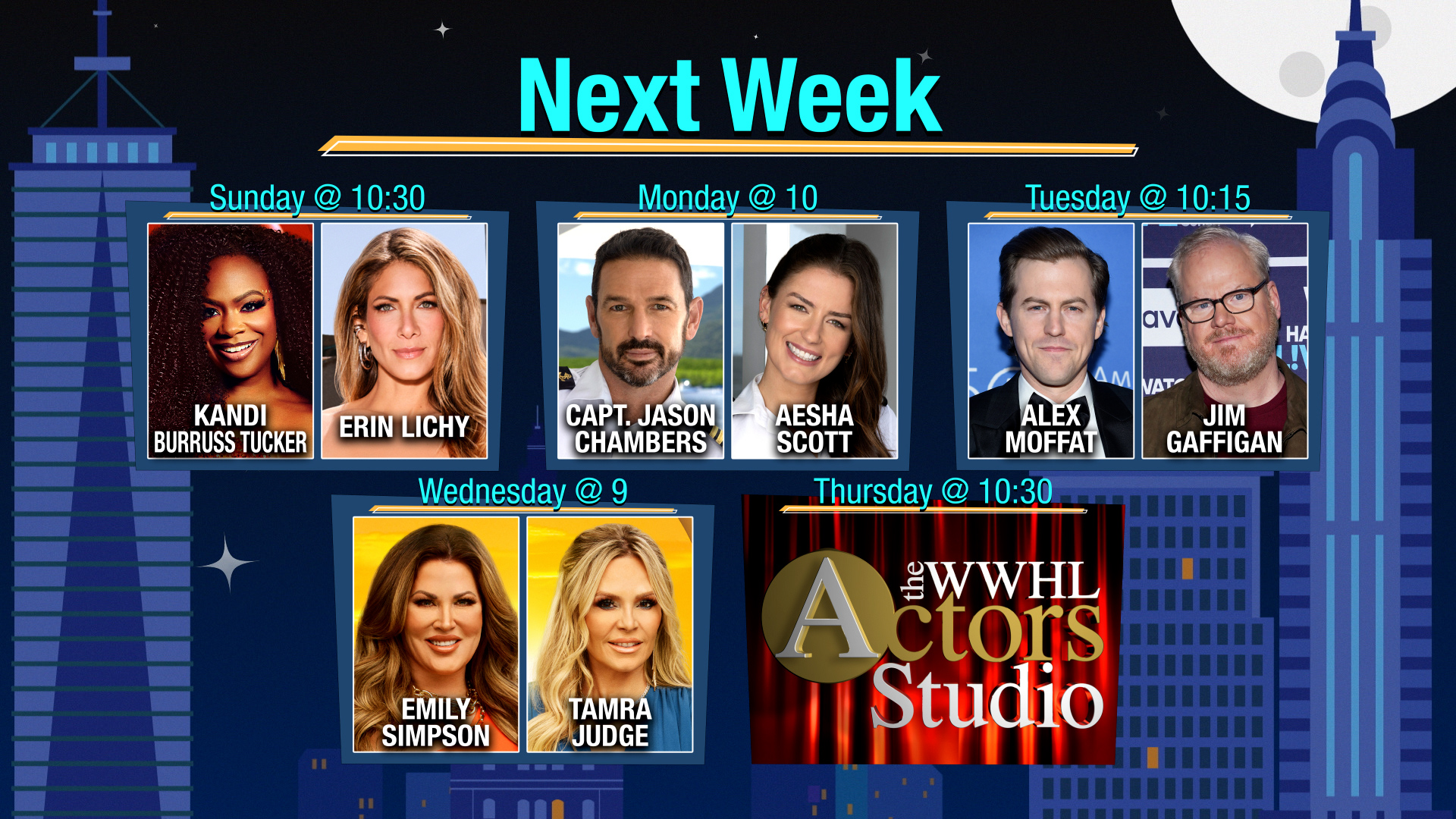 WWHL on Twitter "NEXT WEEK on WWHL 🥳 https//t.co/94Ba1gMbGB" / Twitter