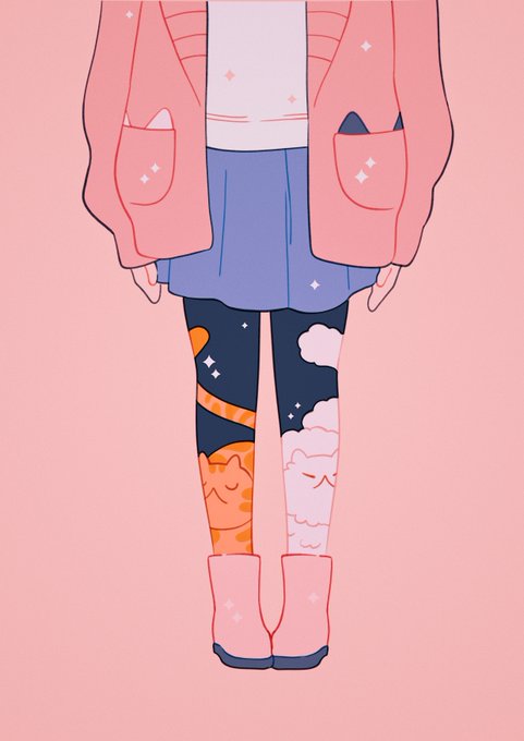 「print legwear」 illustration images(Latest｜RT&Fav:50)