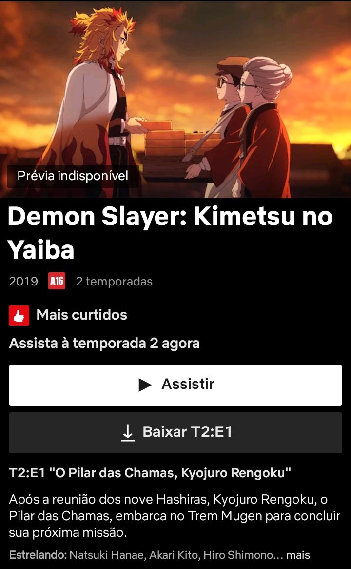 Dub PT) Demon Slayer: Kimetsu no Yaiba Mugen Train Arc O Pilar das