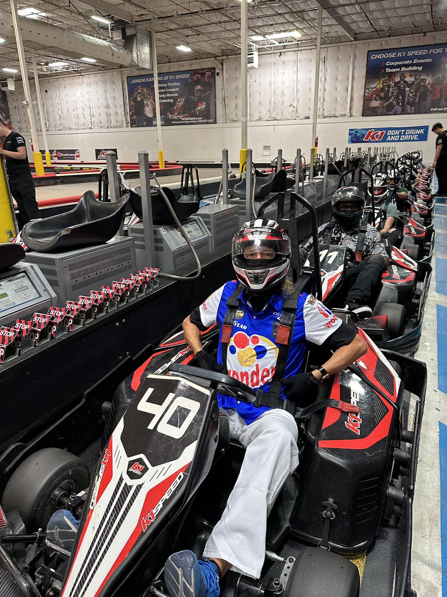 proofadv's tweet photo. We really learned who can drive and who can't during this month's #WineDownWednesday at @k1speed gokarting! #ProofAdv https://t.co/It3679iBho