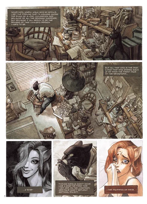 I wish they would do a hard boiled Eberron comic in the vein of Blacksad