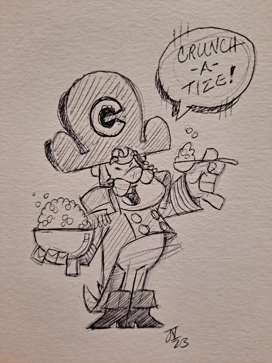 the_varvs's tweet photo. The cap'n celebrates gettin' pinkies and extra stripes!
@quaker #capncrunch #ceral #captain #captaincrunch #crunch #2023 #doodles #thevarvs #varvir #rivrav #ghosttoast https://t.co/qRMfmVa9k8