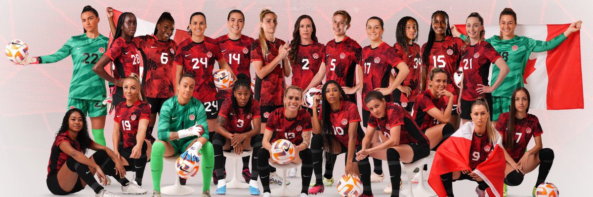 SundinService's tweet photo. Love this TEAM 🫡🇨🇦  #WeCAN #FIFAWWC https://t.co/M0aOilD0Kf