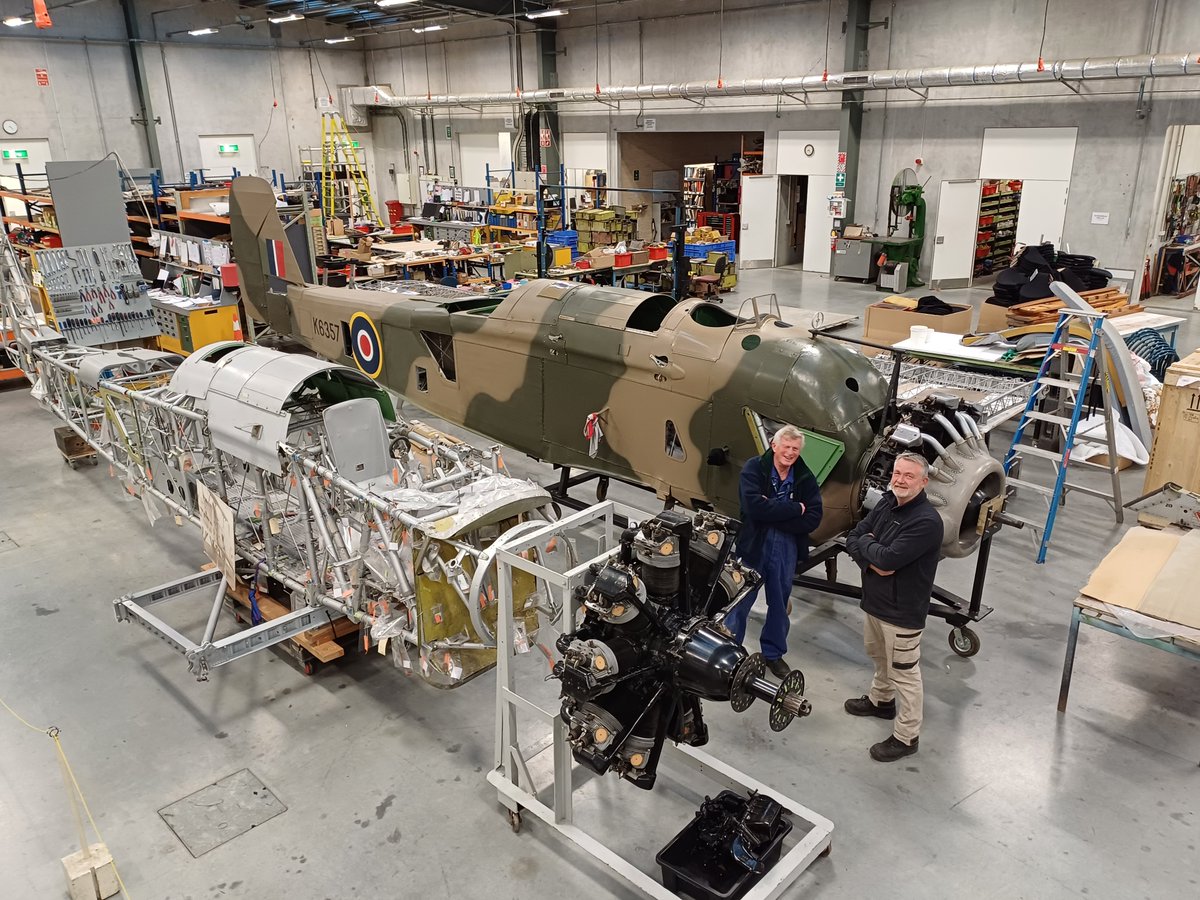 [Vildebeest Restoration Update!]

Christmas has come early at the Air Force Museum thanks to a generous loan from an Auckland family. This is an update on the restoration of our Vickers Vildebeest.

Read our blog here: airforcemuseum.co.nz/blog/piecing-t…

📸: Air Force Museum of New Zealand
