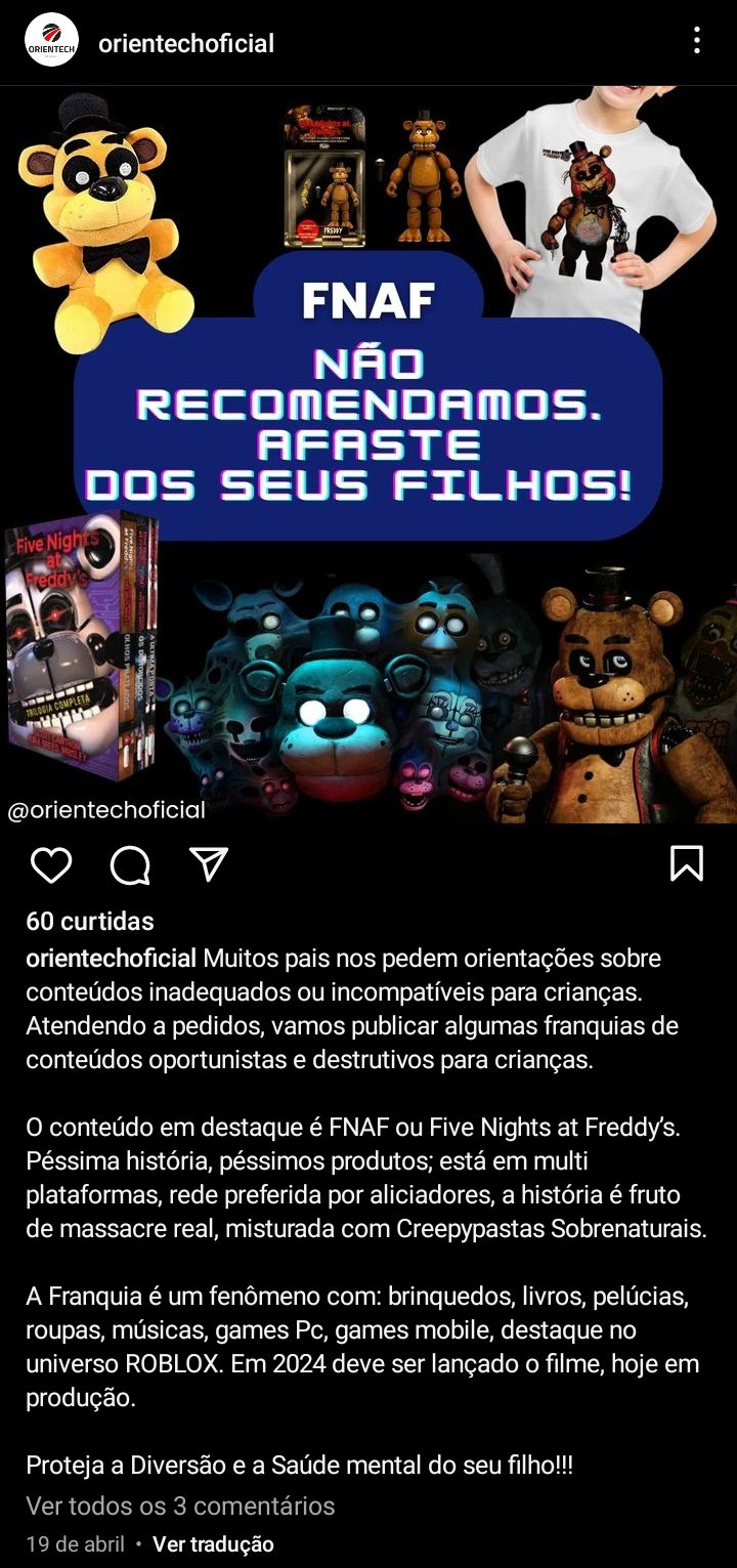 QUANDO SERÁ LANÇADO O FILME DE FNAF? - Five Nights At Freddy's PT-BR 