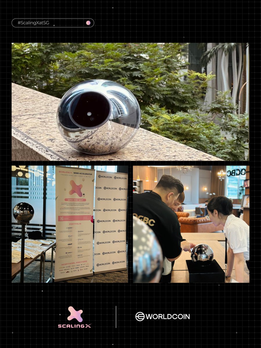 Scaling_X's tweet photo. Xciting news 🎉

The @worldnetwork Orb has successfully landed in our Singapore space 🇸🇬🥳
Come seize the opportunity to explore and meet the incredible team behind it!
Book your visit now ▶️ https://t.co/KgVQJ06ZPJ https://t.co/AFiIunlKdY